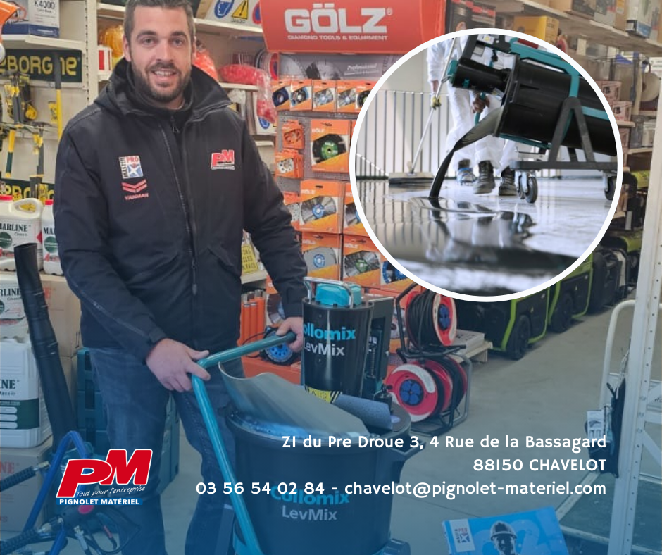melangeur enduits ragrage levmix pignolet materiel chavelot
