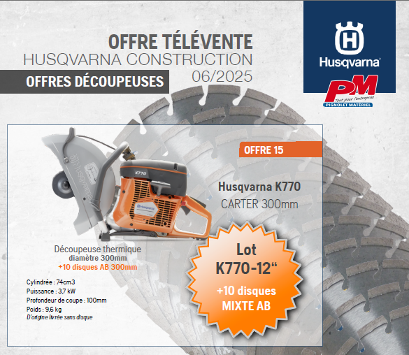 decoupeuse husqvarna K770